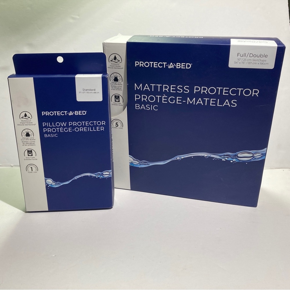 Protect-a-Bed Waterproof Mattress And pillow Protector  Combo -FULL